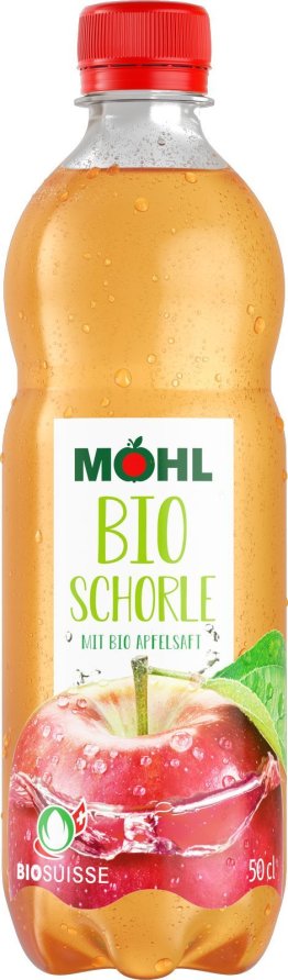 Möhl Bio Schorle (Bio Suisse) netto 50cl PET 4x6er Tray
