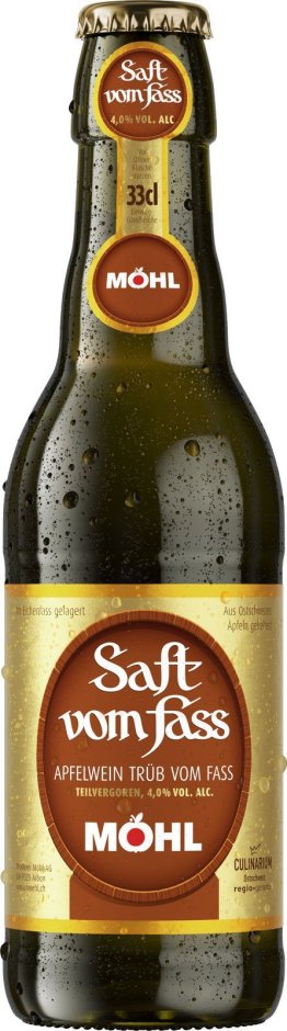 Möhl Saft vom Fass trüb 33cl EW 8er Kart