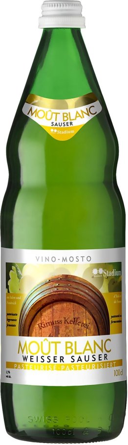 Rimuss Sauser Weiss Stadium 1.5%, Harasse Mehrweg * 100cl MW 12er Har