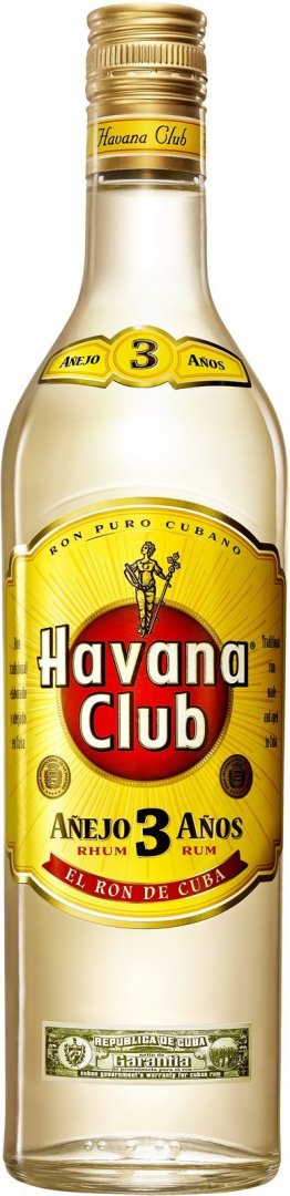 Rum Havana Club Añejo 3 Años 70cl EW 6er Kart