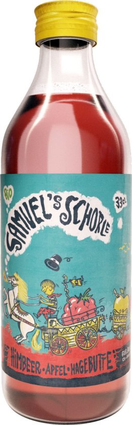 Samuel's Schorle Himbeere-Apfel-Hagebutte 33cl MW 10er Har
