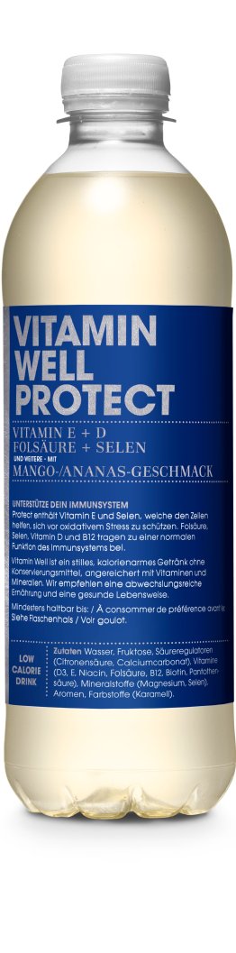 Vitamin Well Protect 50cl PET 12er Tray