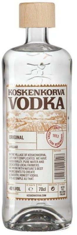 Vodka Koskenkorva Pure Original 70cl EW 6er Kart