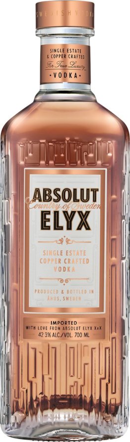 Vodka Absolut Elyx netto 70cl EW 6er Kart