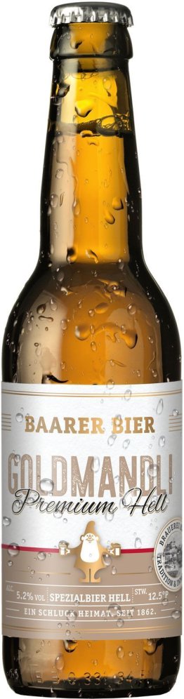 Baarer Goldmandli Premium hell 33cl EW 8er Kart