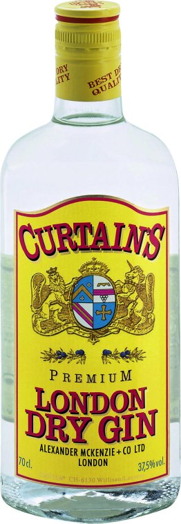 Gin Curtain's London Dry 70cl EW 6er Kart