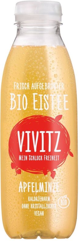 Vivitz BIO-Eistee Apfelminze 50cl PET 4x6er Tray