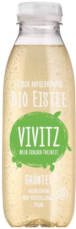 Vivitz BIO-Eistee Grüntee 50cl PET 24er Tray