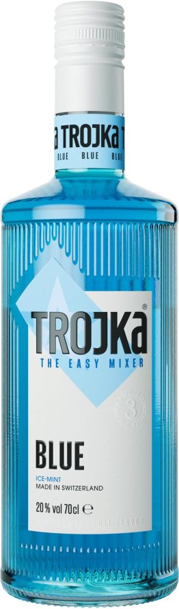 Vodka Likör Trojka Blue 70cl EW 6er Kart