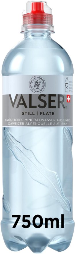 Valser Still Sportscap 75cl PET 6er FOP
