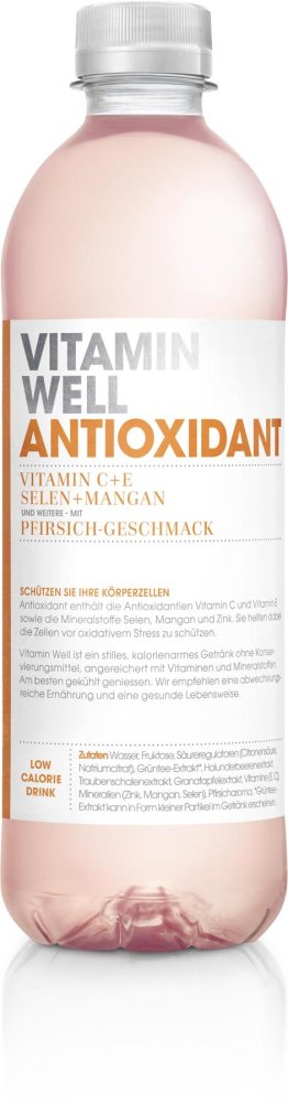 Vitamin Well Antioxidant 50cl PET 12er Tray