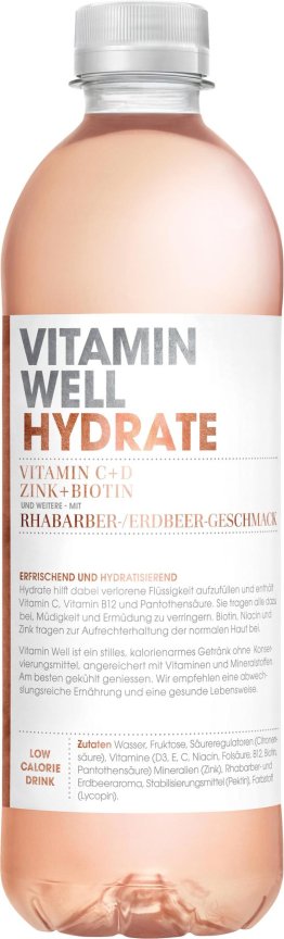 Vitamin Well Hydrate 50cl PET 12er Tray