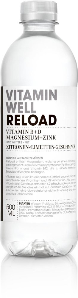 Vitamin Well Reload 50cl PET 12er Tray