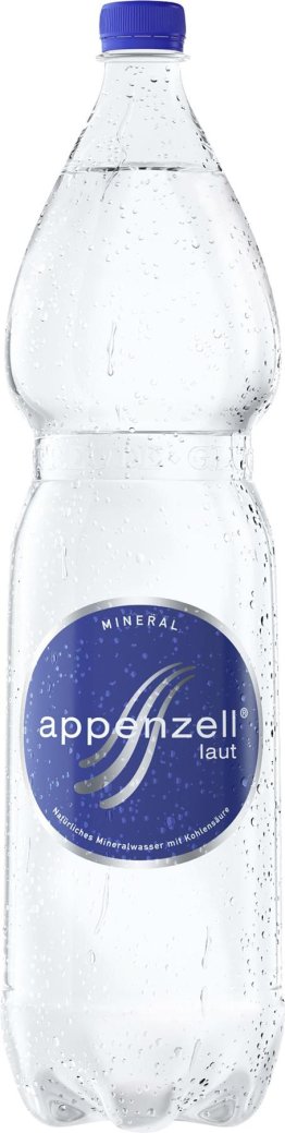 Appenzeller Mineral Laut viel Co2 150cl PET 6er FOP