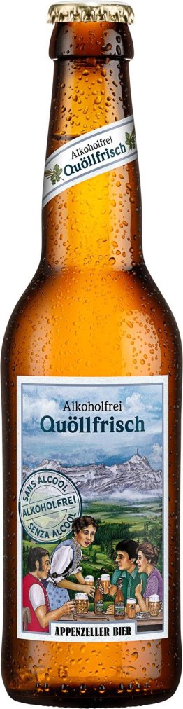 Appenzeller Quöllfrisch alkoholfrei 33cl MW 24er Har
