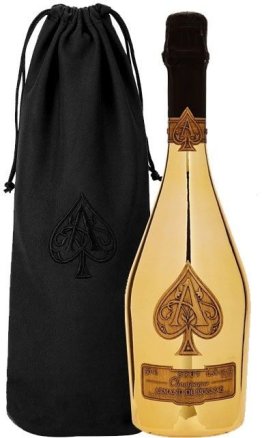 Ace of Spades Gold Brut Velvet Bag 75cl EW 6er Kart
