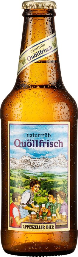 Appenzeller Quöllfrisch Naturtrüeb 33cl EW 10er Kart.
