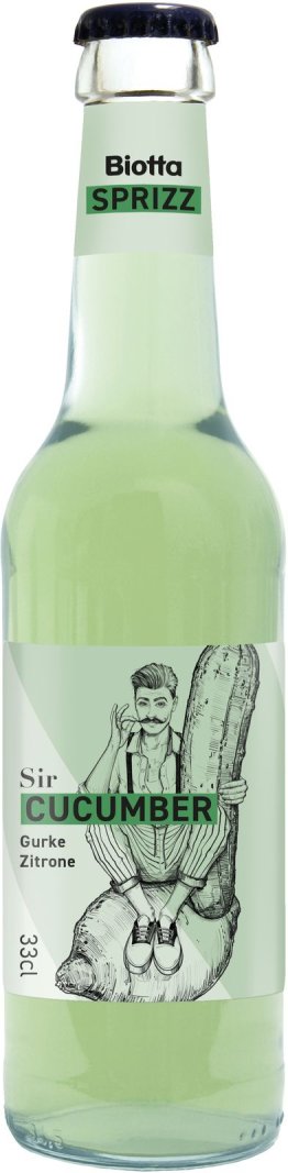 Biotta Sprizz Sir Cucumber Gurke-Zitrone 33cl EW 24er Kart
