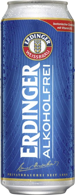 Erdinger alkoholfrei 50cl Dose 24er Tray