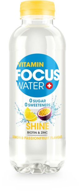 Focus Water Shine Zitrone & Passionsfrucht 50cl PET 12er Tray
