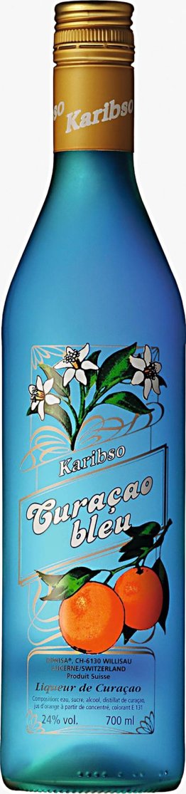 Karibso Curacao bleu Likör 70cl EW 6er Kart