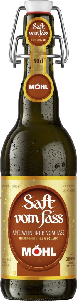Möhl Saft vom Fass trüb 50cl MW B 15er Har