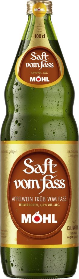 Möhl Saft vom Fass trüb 100cl MW 12er Har