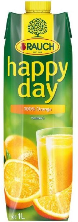 Rauch happy day Orangensaft 100% 100cl Tetra 12er Tray