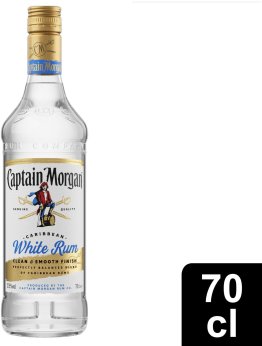Rum Captain Morgan White 70cl EW 6er Kart