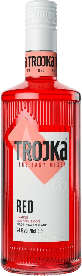 Vodka Likör Trojka Red 70cl EW 6er Kart