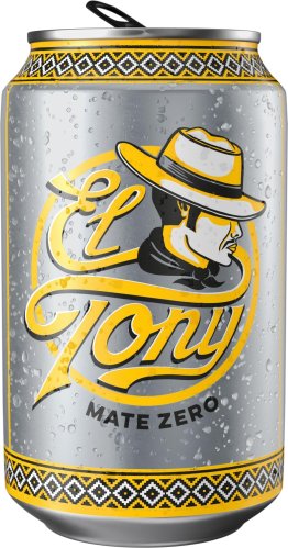 El Tony Mate & Guarana Zero 33cl Dose 24er Tray