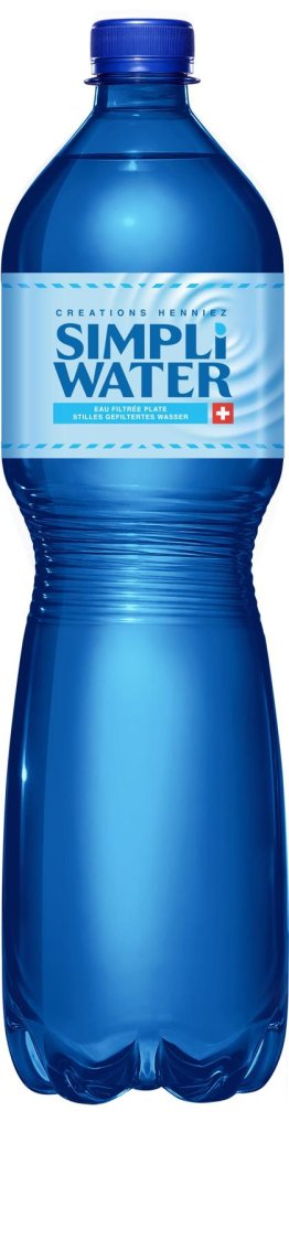 Simpli Water blau ohne Kohlensäure 150cl PET 6er Har