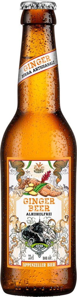 Appenzeller Ginger Beer alkoholfrei 33cl EW 4x6er Tray