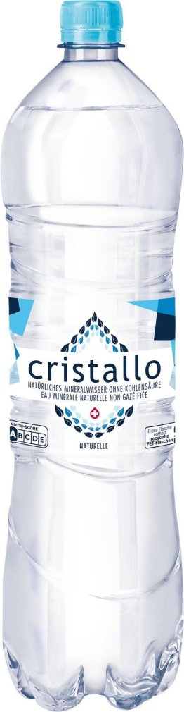 Cristallo blau ohne Kohlensäure 150cl PET 6er FOP