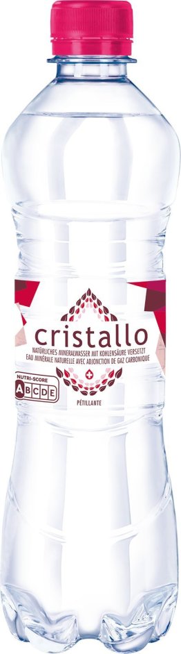 Cristallo rot mit Kohlensäure 50cl PET 12er Tray