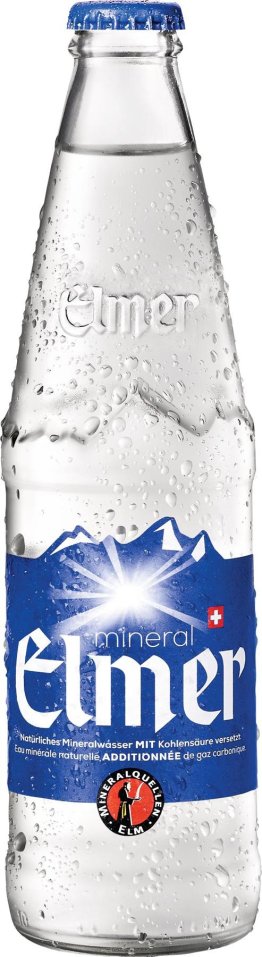 Elmer Mineral mit Kohlensäure 33cl MW 24er Har