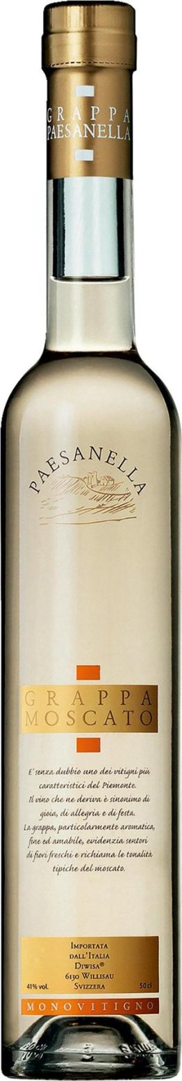Grappa di Moscato Paesanella 50cl EW 6er Kart