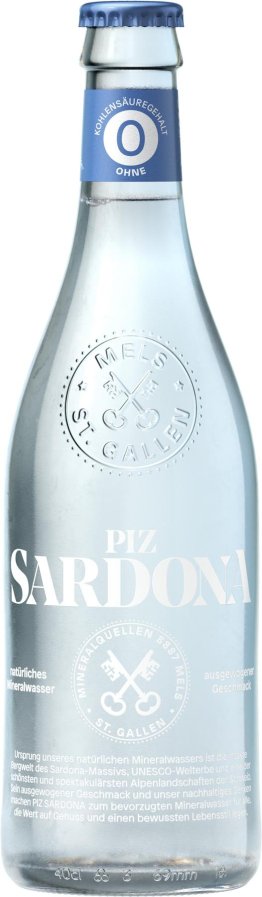 Piz Sardona 0 ohne Kohlensäure 40cl MW 20er Har