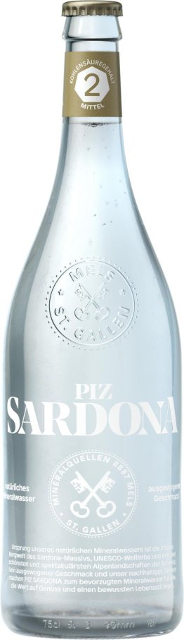 Piz Sardona 2 mittel wenig Kohlensäure 75cl MW 12er Har