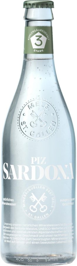 Piz Sardona 3 stark mit Kohlensäure 40cl MW 20er Har