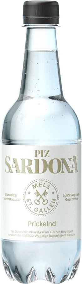 Piz Sardona mit Kohlensäure 50cl PET 24er Tray