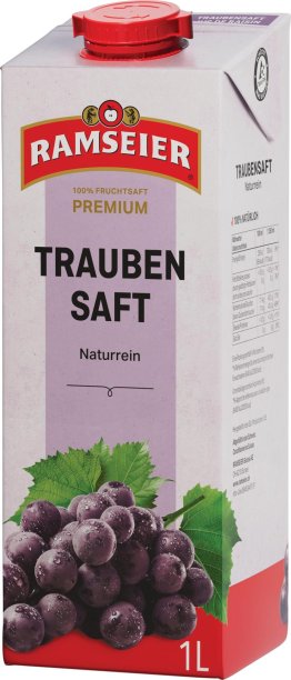 Ramseier Premium Traubensaft 100cl Tetra 12er Tray
