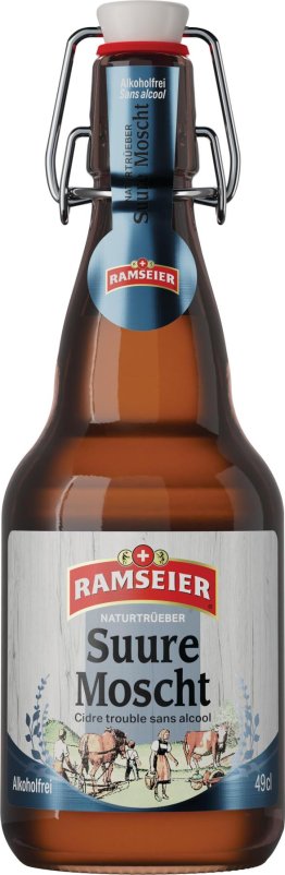 Ramseier Suure Moscht alkoholfrei naturtrüb 49cl MW B 12er Har