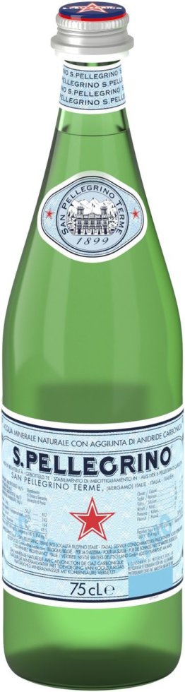 San Pellegrino mit Kohlensäure 75cl MW 16er Har