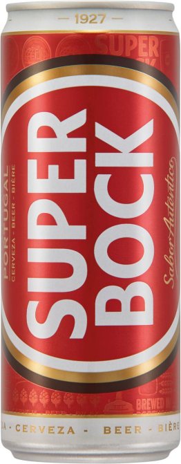 Super Bock Lager 33cl Dose 24er Kart