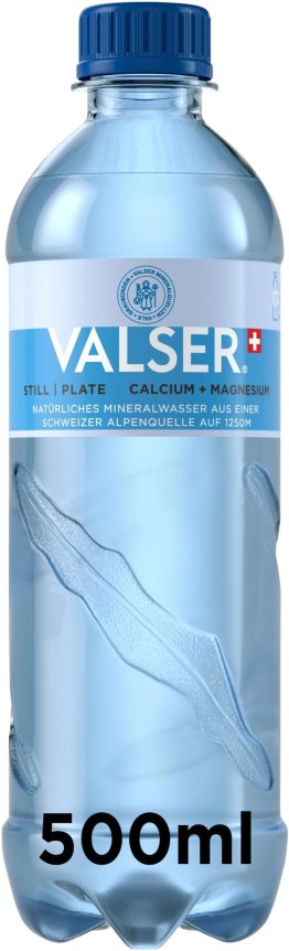 Valser Calcium + Magnesium ohne Kohlensäure 50cl PET 24er Tray