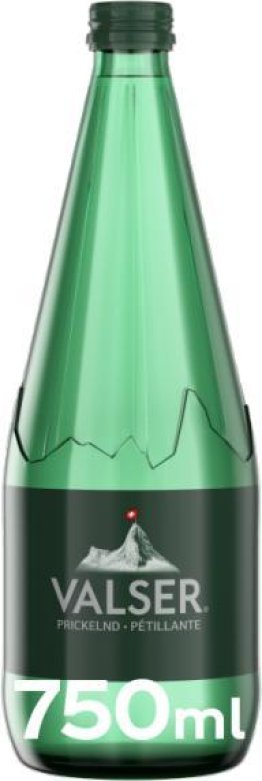 Valser Prickelnd mit Kohlensäure 75cl MW 12er Har