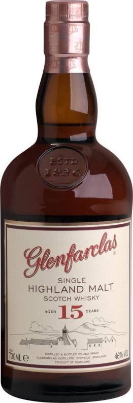 Whisky Glenfarclas 15y 70cl EW 6er Kart