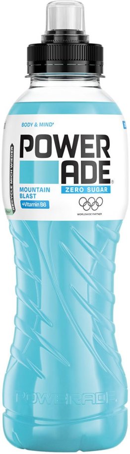 Powerade Zero Mountain Blast (PET Pack) 50cl KAR