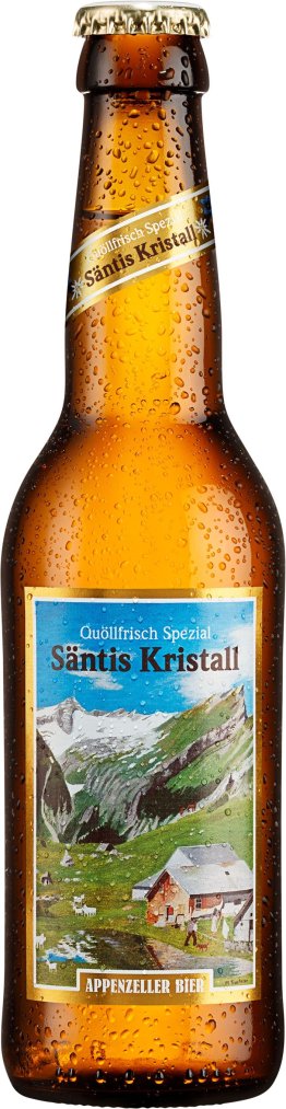Appenzeller Bier Säntis Kristall hell MW 33cl HAR